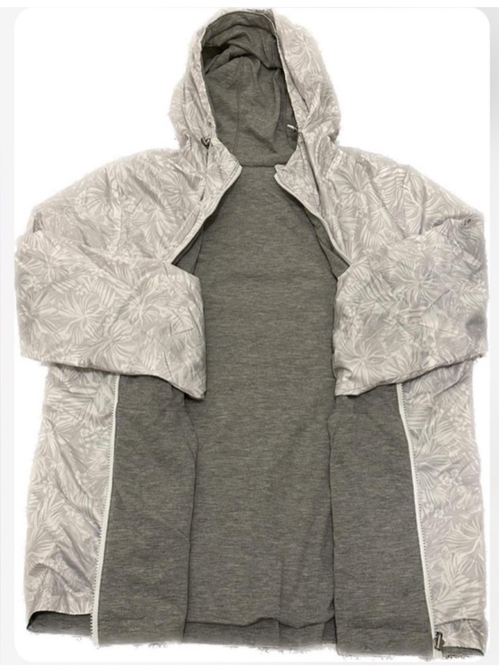 Zeroxposur Gray Palms Reversible Jacket~Size L